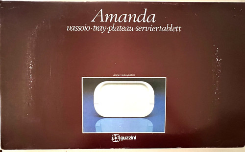 Vintage amanda clear acrylic - amanda,