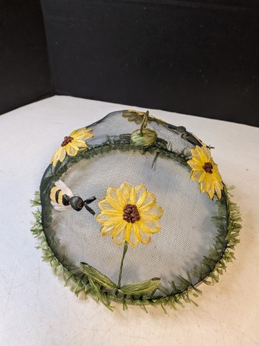 Vtg raffia embroidered - vtg,