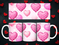 Pink heart pattern valentine - pink,