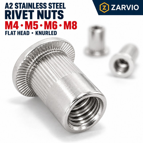 A2 stainless steel - m4, m8