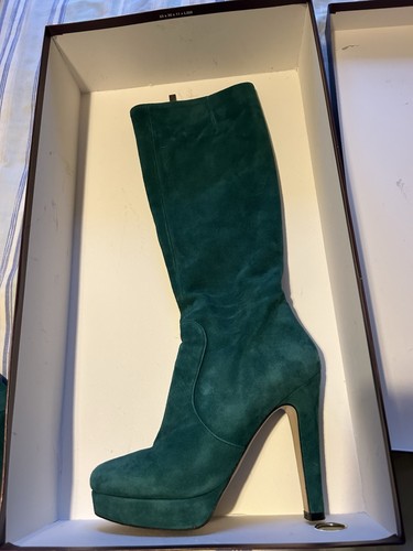Duo bach emerald green - emerald, suede
