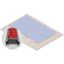 No-Drill Solar Panel Mounting