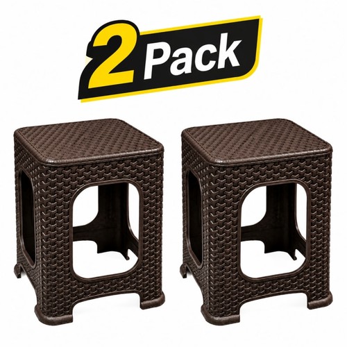 2pack brown plastic - brown,
