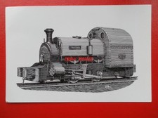 POSTCARD 0-4-0 SADDLE TANK LOCO NTRYFAN - MOEL TRYFAN SLATE & SLAB CO