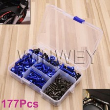 Blue Fairing Bolts Screws Kits