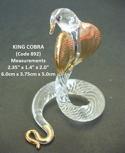 Hand blown glass snake - blown,