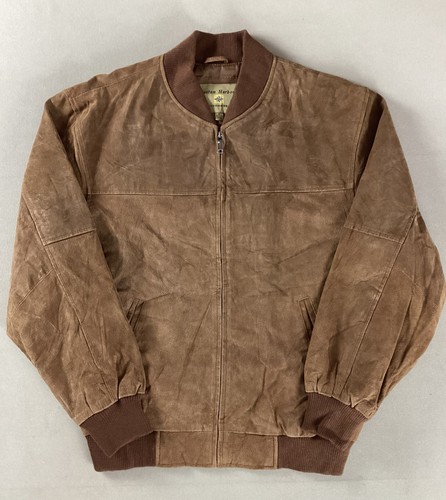 Vintage leather bomber - bomber, jacket