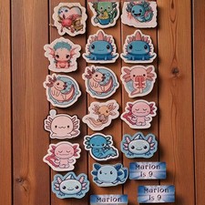 Axolotl cake toppers  EDIBLE
