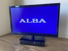 Alba 22” Blue TV Freeview, DVD Player & Remote. Caravan Spare Room Small Size