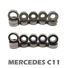 Bearing Set for TAMIYA MERCEDES C11 58088 47484 COMPLETE 11 RUBBER/METAL seals