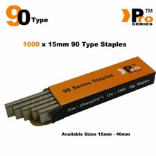 90 Type Staples: Size 15mm x
