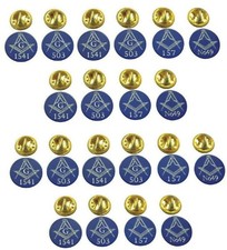 MASONIC LAPEL PIN BADGES / TIE