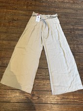 NWT,  Women's New Zara Trousers Wide Leg . M
