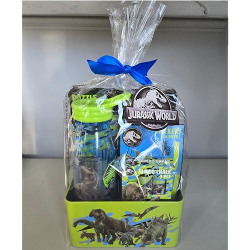 Jurassic world tin gift set - jurassic,