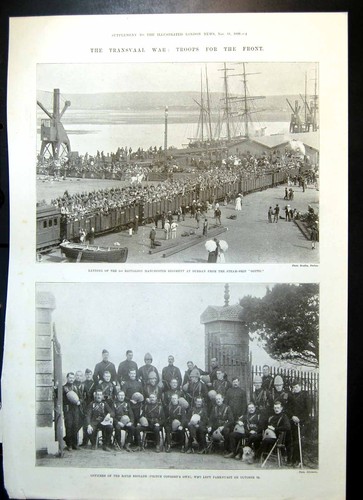 Antique old print - old, transvaal
