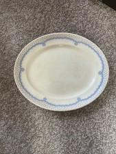 Vintage White and Blue