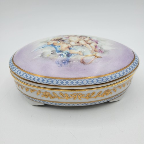 Kpm cherubs porcelain dresser - kpm,