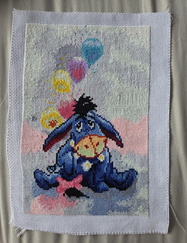 Disney eeyore with balloons - eeyore,