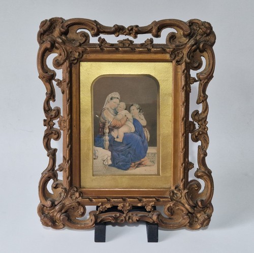 Antique ornate gilt gesso - antique,