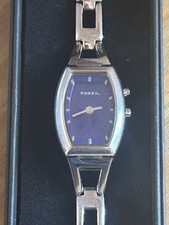Ladies Fossil Big Tic Watch ES-9678. Working. Boxed.