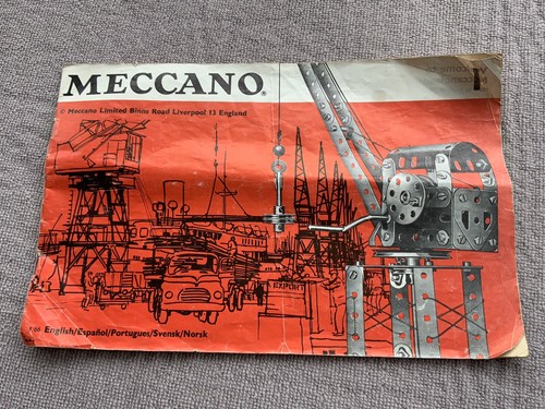Meccano vintage catalogue - meccano,