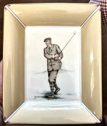 Golf trinket coin dish - golf, tray