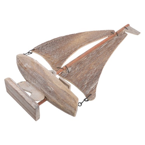Wooden sailboat decor - wooden,