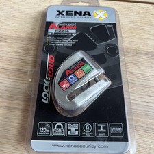 Xena Disc Lock Alarm XZZ6L w/ 3 Keys 6mm Locking Pin Scooter Or Motorcycle Alarm