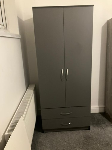 Combi wardrobe with doors - wardrobe,