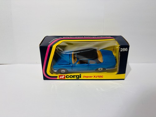 Corgi 286 jaguar xj12c - corgi, blue