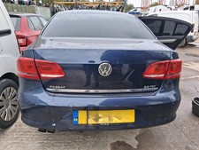 2014 VW VOLKSWAGEN PASSAT B7 SALOON COMPLETE REAR BUMPER BLUE