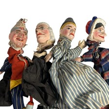 Antique 4 German Wood &