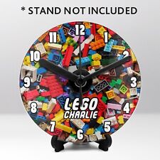 LEGO CD Wall Clock Boys Girls Bedroom Games Room Playroom Gift