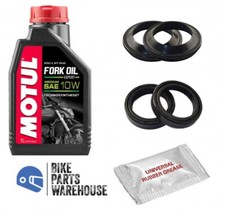 Derbi SENDA SM DRD EVO 50 08-09 Fork Oil Seal Dust Seal Set Motul Expert Oil Kit