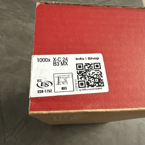 Hilti bx3 24mm nails - nails, 24