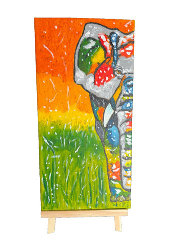 Original acrylic painting art - acrylic, "art