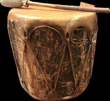 Large Taos Pueblo Drum by
