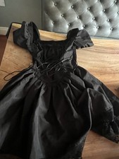 Black Wench Maid Laced Dress New Without Tags Size Small S