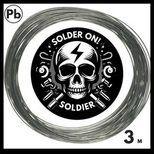 Solder Wire Lead Tin 3M, 0.5mm 63/37 flux core, electrical soldering wire