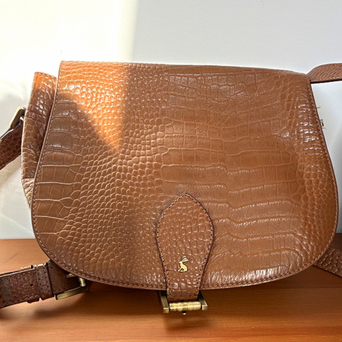 Joules brown leather croc - joules,