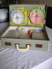 Stadium Country Life Picnic Case With Original Plates Cups Saucers And Cutlery