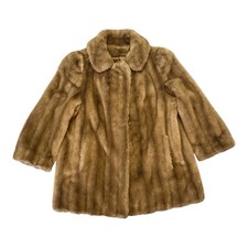 Vintage Tissavel Faux Fur Coat