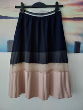 ZARA Basic Summer Midi Pleated Lace Skirt Size S