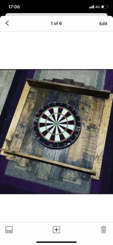 Handmade rustic dartboard - handmade,