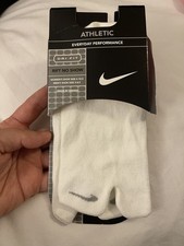 NEW Nike RIFT - NO SHOW Split Toe Socks - Dri Fit - UK Mens 3-8.5 / Wmns 4-10.5