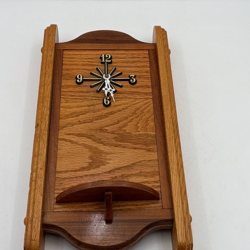 Vtg handmade wall clock with - vtg,