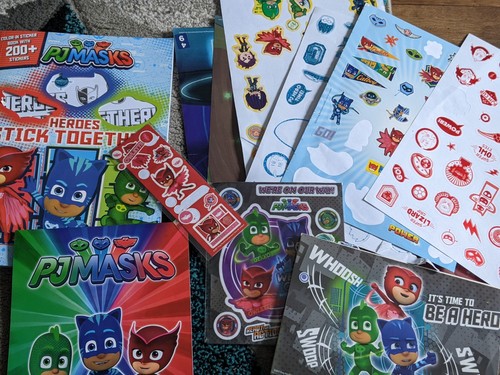 Masks colouring book and - pj,