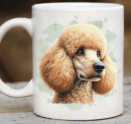 Standard poodle dog mug - dog, pet