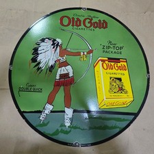 OLD GOLD CIGARETTES PORCELAIN