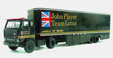BREKINA 1 /87 1973 VOLVO F89 JPS JOHN PLAYER TEAM LOTUS RACING TRANSPORTER